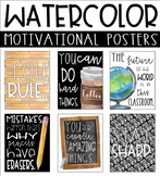 Watercolor Motivational Posters