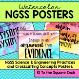 Watercolor NGSS Posters