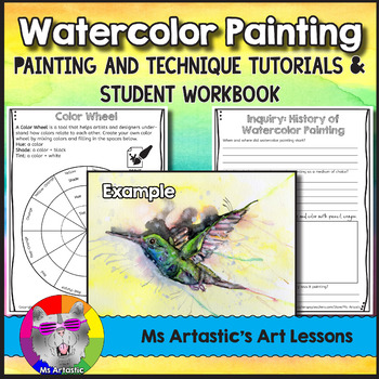 Preview of Watercolor Painting Art Lessons