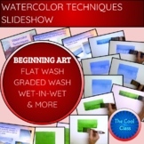 Watercolor Painting Techniques Editable Demo Slideshow