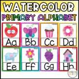 Watercolor Primary Alphabet Posters