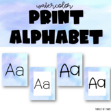 Watercolor Print Classroom Alphabet