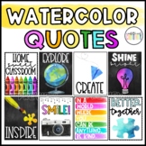 Watercolor Quotes