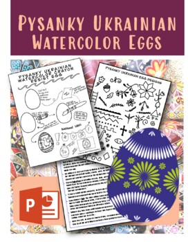 Preview of Watercolor Resist Pysanky Eggs Lesson