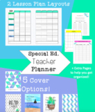 Watercolor Special Education Teacher Planner (Not Year Specific)