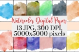 Watercolor Splashes Clipart Backgrounds - Clip Arts for Co