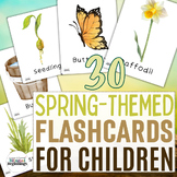 Watercolor Spring Flashcards (ENGLISH)