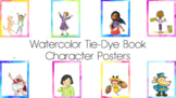 Book Character Posters- Watercolor Blend