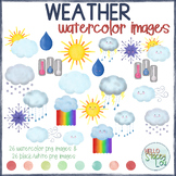 Watercolor Weather Clipart