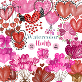 Watercolor heart (Clip art)