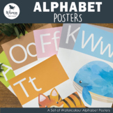 Watercolour Alphabet Posters
