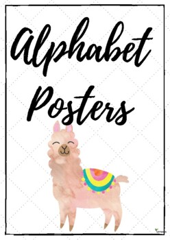 Preview of Watercolour Alphabet Posters