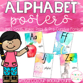 Watercolour Alphabet Posters - New South Wales Print and P