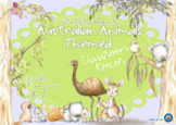 Watercolour Australian Animals Themed Classroom Decor  Pack