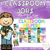 Watercolour Classroom Jobs Helpers Chart