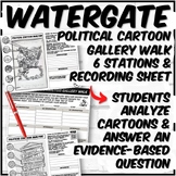 Watergate Political Cartoon Analysis Gallery Walk (Primary