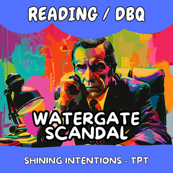 Preview of Watergate Scandal DBQ: Investigating Presidential Corruption