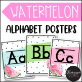 Watermelon Alphabet Posters