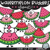 Watermelon Buddies Clipart