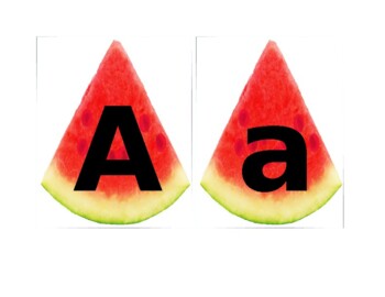 Preview of Watermelon Bulletin Board Letters