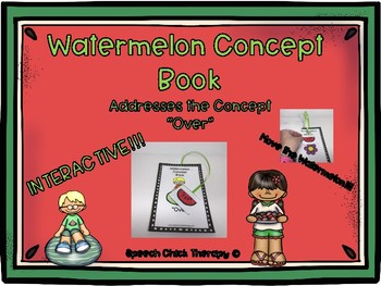 Watermelon Concept Book for Speech Therapy