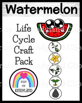 Preview of Watermelon Craft Life Cycle Activity - Summer Science Center