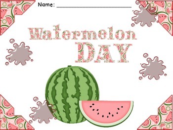 Preview of Watermelon Day Activity Pack