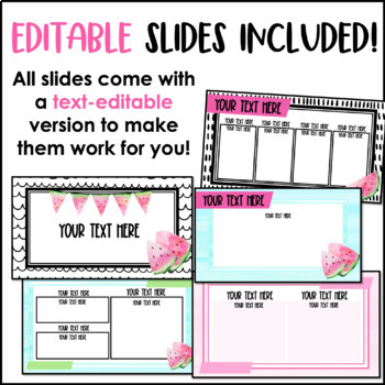 Watermelon Google Slides Templates and PPT by Shayna Vohs | TPT