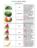 OPINION WRITING Watermelon INTRODUCTION PAGE poster