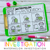 Watermelon Investigation and Life Cycle Printables - Water