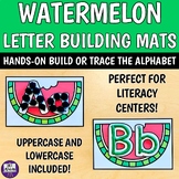 Watermelon Letter Building Tracing Mats - PreK Summer Picn