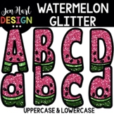 Watermelon Letters - Free clipart