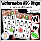 Watermelon Letters and Sounds Alphabet Bingo Game