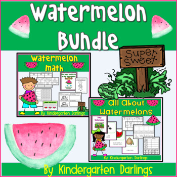 Preview of Watermelon Math and Literacy Bundle