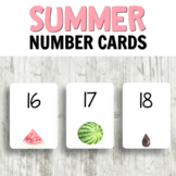 Watermelon Number Cards 0-100 for Math Centers or Counting