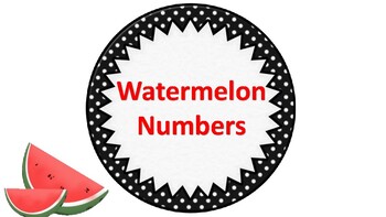 Preview of Watermelon Numbers