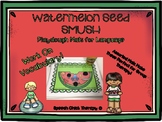 Watermelon Seed SMUSH Mats for Speech Therapy