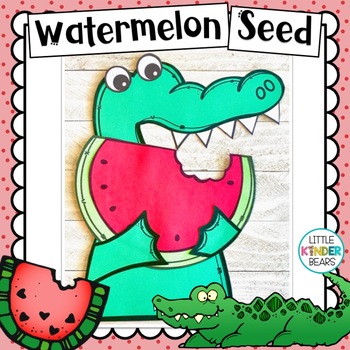 Preview of Watermelon Seed | Alligator | Book Companion Craft