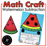 Watermelon Seeds Subtraction Craft