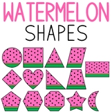 Watermelon Shapes Summer Math Clipart Commercial Use