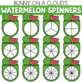 Watermelon Spinners Clipart by Bunny On A Cloud
