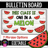 Watermelon Summer Bulletin Board Craft - [EDITABLE]
