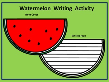 Watermelon Summer Writing Activity by Fun Teach | TpT
