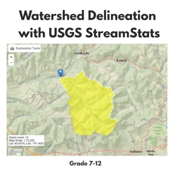 Preview of Watershed Delineation with USGS StreamStats