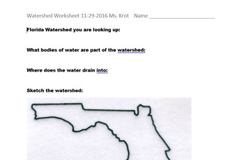 Preview of Watershed Florida Unit