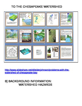 Preview of Watershed Unit Plan with Lessons on making a working model includes Chesapeake
