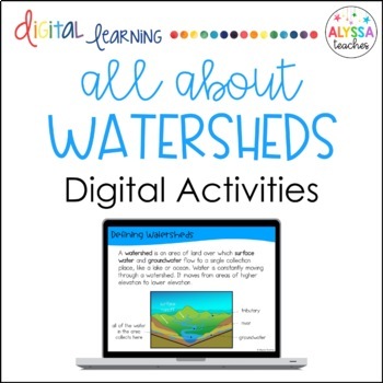 Preview of Watersheds Digital Activities in Google Slides™
