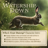 Watership Down: Who's Your Bunny? Character Introduction