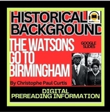 Watsons Go To Birmingham Google Slide Historical Backgroun