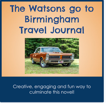 Preview of Watsons go to Birmingham - Vacation Scrapbook Final Assessment